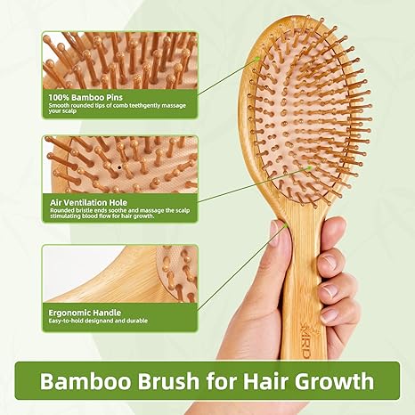 Mumzu Bamboo Hairbrush