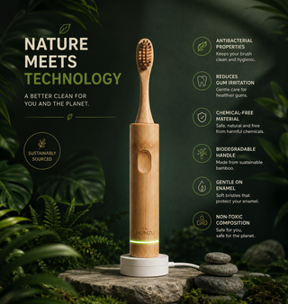 Mumzu Bamboo Electric Toothbrush