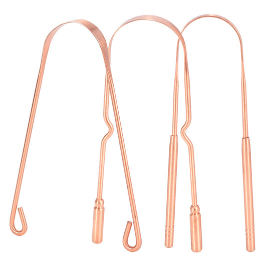 Pure Copper Tongue Scraper